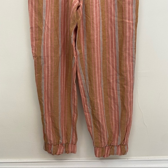 Drew Stripe Jumpsuit Sleeveless Scoop V Neck Small - Picture 5 of 8